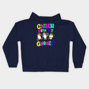 Chillin With The Gnomies Kids Hoodie